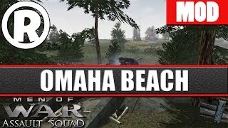 Men of War Assault Squad  SHM  Omaha Beach [upl. by Siuqram]