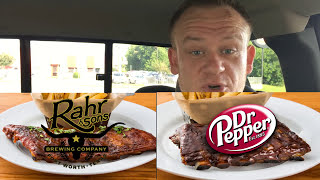 Chilis ☆DR PEPPER amp BEER BABYBACK BBQ RIBS☆ Food Review [upl. by Doykos]