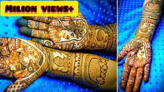 bridal mehendi design step by step for beginners mehndi howtomakemehendidesigns [upl. by Atsirk86]