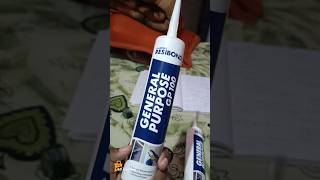 general purpose GP 100 silicone sealant gun how to use How To Use Caulking Gun amp Silicone Sealant [upl. by Docila]