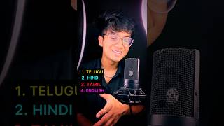 4 Languages Mashup in 1 Beat 🔥 Kompa Pasion ❤️ tamil telugu hindi shorts mashup [upl. by Aid]