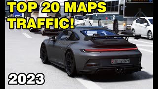 TOP 20 Maps with TRAFFIC for ASSETTO CORSA in 2023  Install Guide [upl. by Hasina]