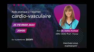 Aide pratique à lexamen cardiovasculaire par DrKahinaKartout [upl. by Killen]