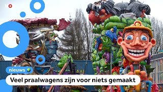 Tientallen carnavalsoptochten afgelast vanwege het weer [upl. by Lyssa445]