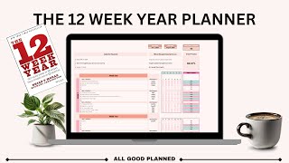 How to plan a 12WEEKYEAR in Google Sheets  Google Sheets Planner Template [upl. by Leummas]