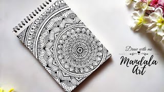 Mandala Art  Mandala Pattern  Easy Mandala Art for Beginners [upl. by Niki]