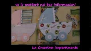 Scrap  bigliettini per battesimo [upl. by Itraa]