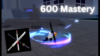 Max Mastery on True Triple Katana Road to 600 Mastery on all mythical swords [upl. by Bank]