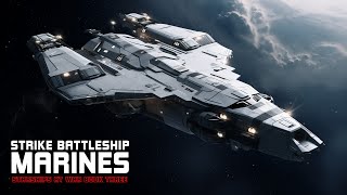 Strike Battleship Marines Part Three  Starships at War  Free Military SciFi Audiobooks [upl. by Hsemin]