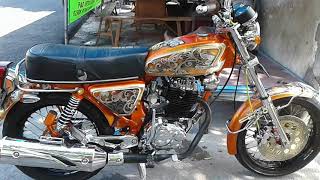 Modif Honda CB Jadul Mesin Tiger Bore Up [upl. by Wallford287]