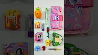 Adorable Stationery Items Notebook 3d Eraser Pen Highlighter Pouch stationery backtoschool [upl. by Jasmina]