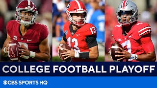 College Football Playoff Projections Following Week 10 Georgia Alabama amp MORE  CBS Sports HQ [upl. by Atalya]