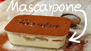 Mascarpone selber machen  Löffelbiskuit backen und Tiramisu machen [upl. by Ellerehc]