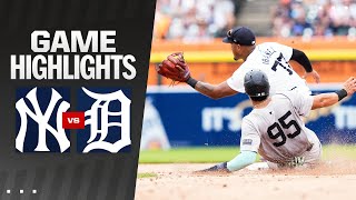 Yankees vs Tigers Game Highlights 81724  MLB Highlights [upl. by Beetner]