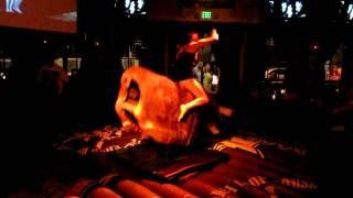 Saddle Ranch LA bull riding [upl. by Llenrrad]