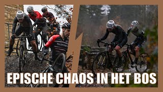 REGEN zorgt voor een EPISCHE CHAOS in de BOSCROSS van AMERSFOORT  Nat veldrit nr 7 cyclocross [upl. by Dronel339]