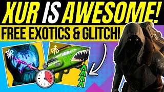 XUR Has NEW EXOTIC amp Weapon Farm GLITCH 70 Stat Inventory Armor Loot amp Location May 10 Destiny 2 [upl. by Opportina]