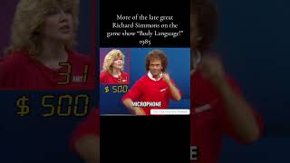 More of the great Richard Simmons on the gameshow “Body Language” from 1985 [upl. by Brenk264]