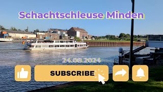 Schachtschleuse Minden 24082024 [upl. by Enilrem843]