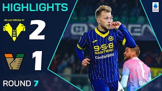 Hellas VeronaVenezia 21 Highlights  Lega Serie A 202425 [upl. by Noissap]