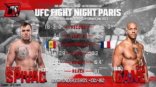 Serghei Spivac vs Ciryl Gane UFC Paris Fight Breakdown [upl. by Assiren374]