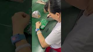 LED driver PCB board solderingledfactory leddriver manufacturingprocess [upl. by Euqinue342]