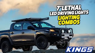 Adventure Kings 7 Lethal LED Driving Lights Combos amp Packs [upl. by Malony]