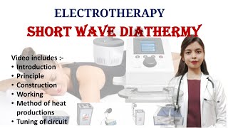 Shortwave Diathermy  part 1 principle  construction  working  tuning of machine circuit [upl. by Nnateragram]