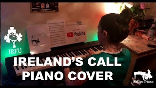 Irelands Call  Irish Rugby Anthem  Sallys Piano  Yamaha P45 [upl. by Helbonna342]