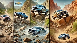 Toyota Tacoma vs Ford Ranger Raptor vs Chevy Colorado Ultimate OffRoad Truck Showdown [upl. by Atiuqan]