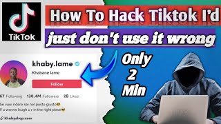 Tiktok Id ko hack kaise kare 2024 Part 3 [upl. by Airekahs332]