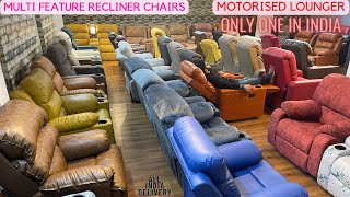 Multi Feature Recliner Sofa Chair at Lowest Price in Kirti Nagar Furniture Market Delhi  Automatic [upl. by Krongold]