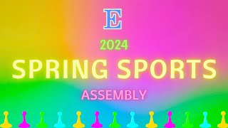 2024 Spring Sports Assembly  Eastlake High School [upl. by Anoiek]