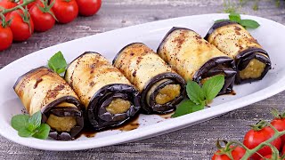 🍆Рулетики из баклажанов с ореховочесночной начинкой погрузински Вкусная пикантная закуска [upl. by Sankey421]