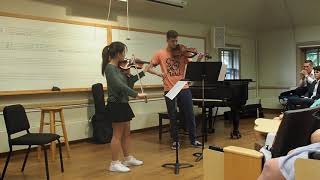 Passacaglia Handel amp Halvorsen  Viola and Violin Duet [upl. by Rapsag]