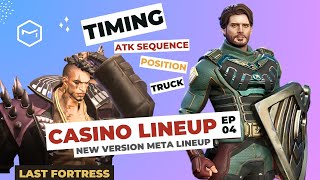 Last Fortress Underground  Casino Meta lineup【EP04】Timing Atk Sequence Truck amp Position [upl. by Poulter]