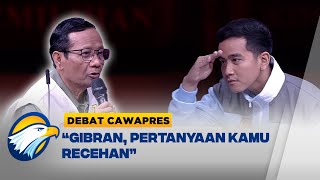 Mahfud Anggap Pertanyaan Gibran Tak Layak Dijawab [upl. by Dloraj]