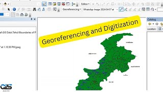 How to do Digitization and Georeferencing in ArcMap  ArcGIS  GIS Analysis [upl. by Annavoeg]