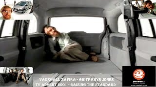 VAUXHALL ZAFIRA TV ADVERT 2001 – RAISING THE STANDARD  GRIFF RHYS JONES [upl. by Kallick]