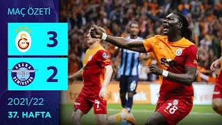 ÖZET Galatasaray 32 Adana Demirspor  37 Hafta  202122 [upl. by Llertnom]