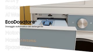 Lavatrice BESPOKE AI™ EcoDosatore® dosaggio automatico  Samsung [upl. by Muller]