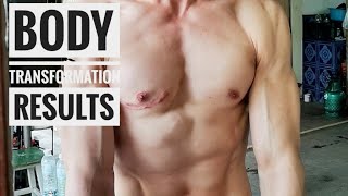 Body transformation result มาออกกำลังกายเพื่อสุขภาพ และรูปร่าง​ที่ดีกัน [upl. by Yentnuoc]