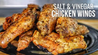 Crispy Salt amp Vinegar Chicken Wings You Need [upl. by Yehudi]