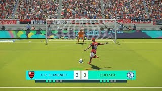 FINAL MUNDIAL DE CLUBES FLAMENGO VS CHELSEA EMOCIONANTE  PES 2018  RUMO AO ESTRELATO 26 [upl. by Hunger450]