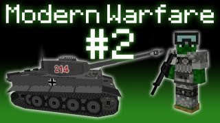 Minecraft Modern Warfare  Jeep Racing 2 [upl. by Ellerehs649]