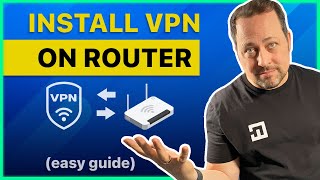 How to install VPN on a router Actual tutorial [upl. by Adnohral]