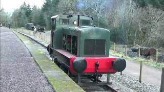 Invergarry Station  Test Runs Ruston Shunter [upl. by Nedac]