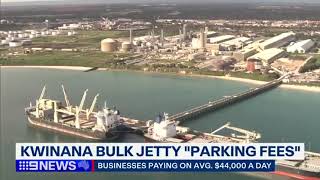 9 News Kwinana Bulk Jetty [upl. by Bissell]