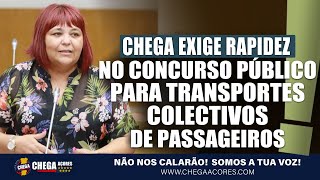 CHEGA EXIGE RAPIDEZ NO CONCURSO PÚBLICO PARA TRANSPORTES COLECTIVOS DE PASSAGEIROS [upl. by Assetnoc]