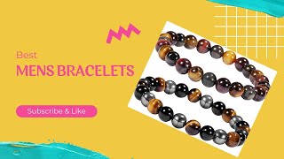 Best mens bracelets [upl. by Nelleyram]